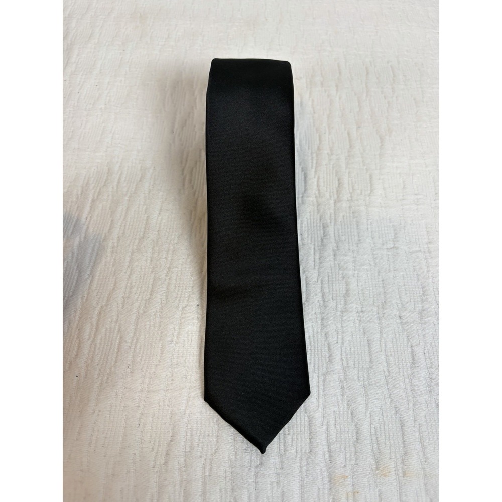 Goodfellow Tie Mens Black 100% Polyester Classiccore Corpcore